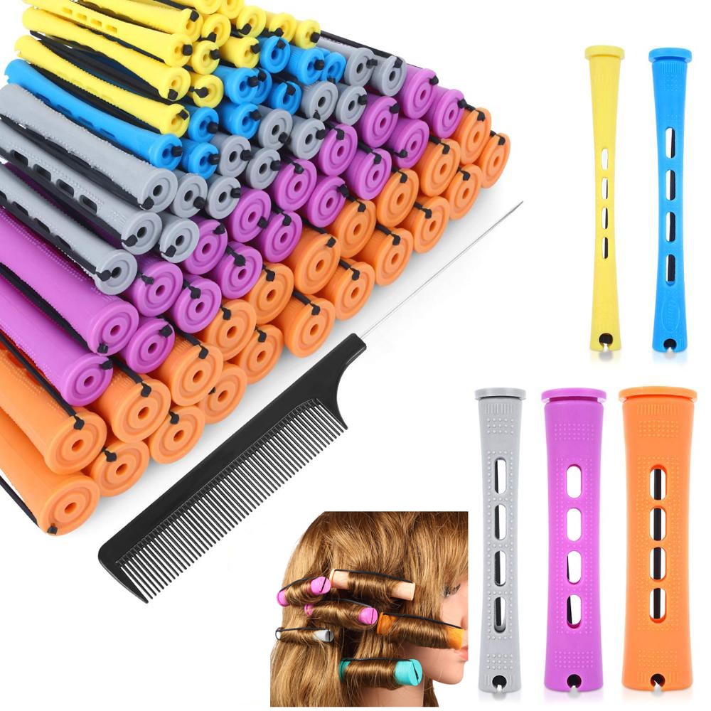 20 Pieces Of Perm Curling Rods 5 Sizes Of Curling Irons Plastic Cold