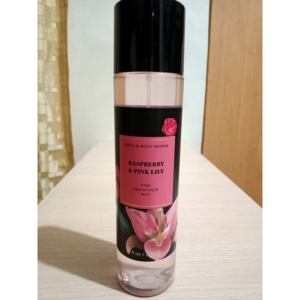 Raspberry and pink lily bath and body works online smell