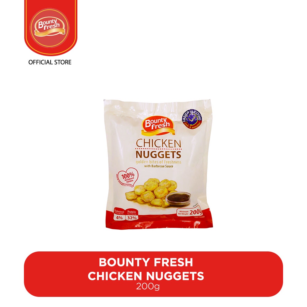 Bounty Fresh Chicken Nuggets 200g | Shopee Philippines