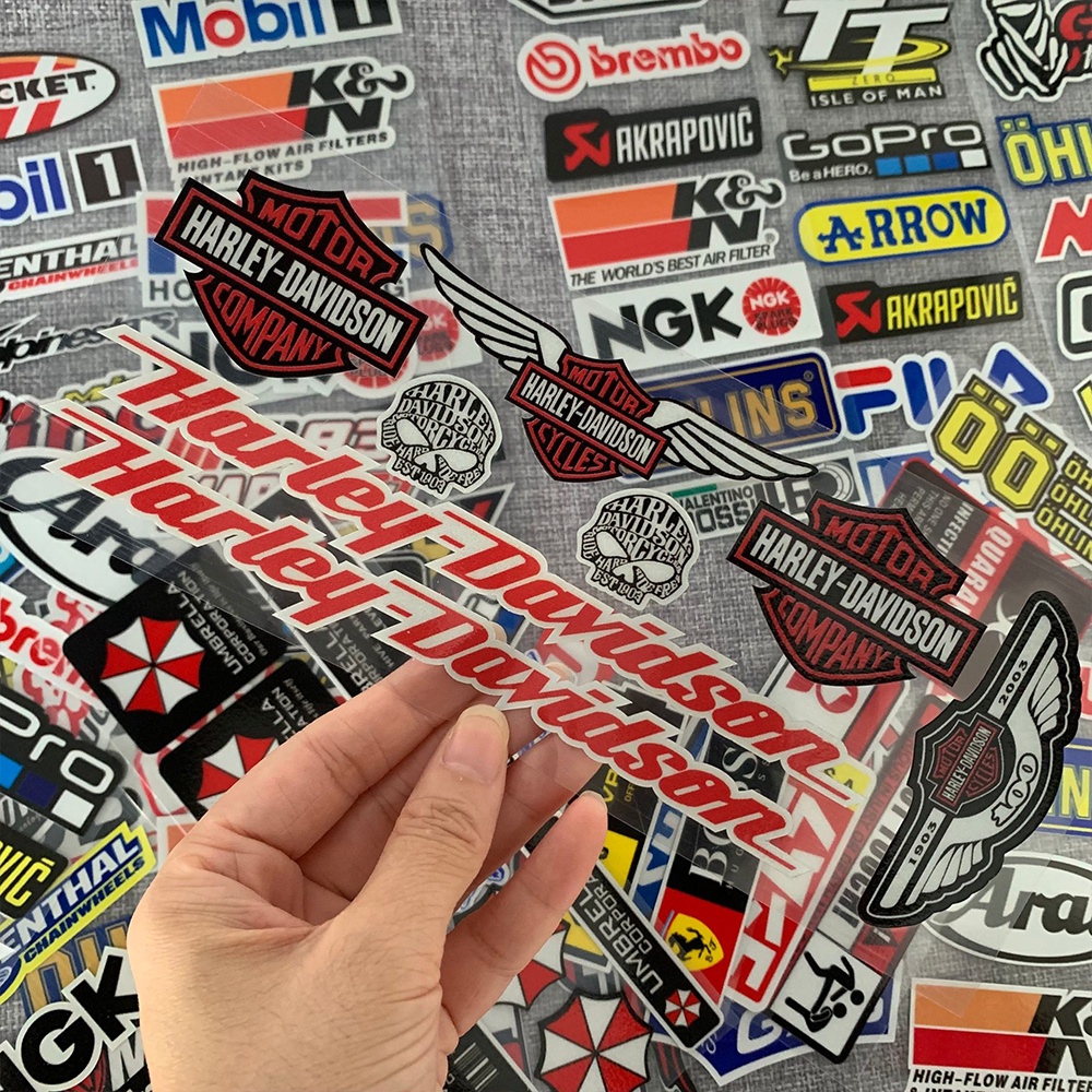 Reflective Motorcycle Side Strip Sticker Helmet Decal Car Styling Vinyl ...