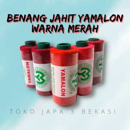MERAH MINIMAL Yamalon Sewing Thread Complete Red Color All Variants ...