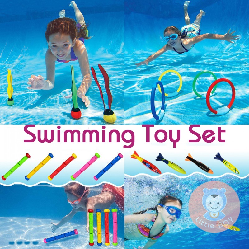 Diving Toys Underwater Swimming Diving Pool Toy Ring Swimming Stick