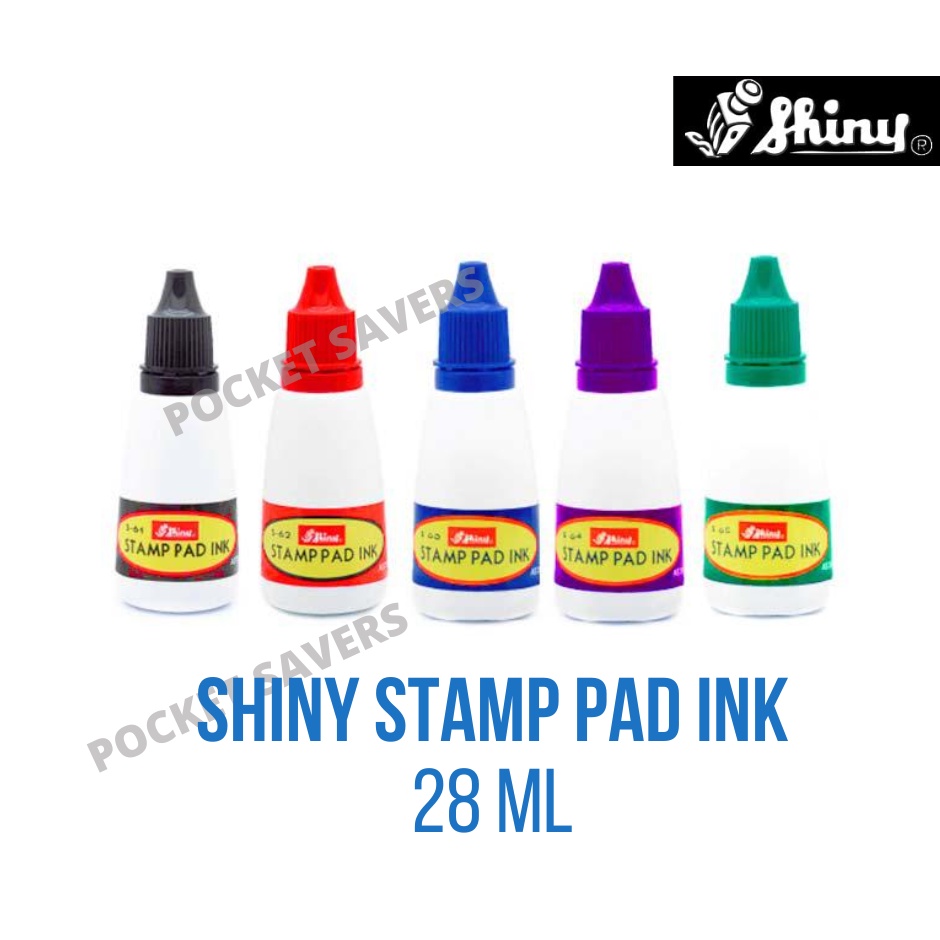 SHINY Refill Ink for Self-Inking Stamp 1 oz / 28 ml (Stamping, Water ...