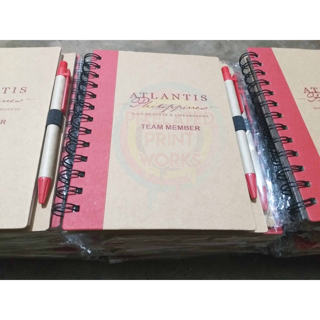 Personalized/Customized Eco-Notebook (30 pieces) | Shopee Philippines