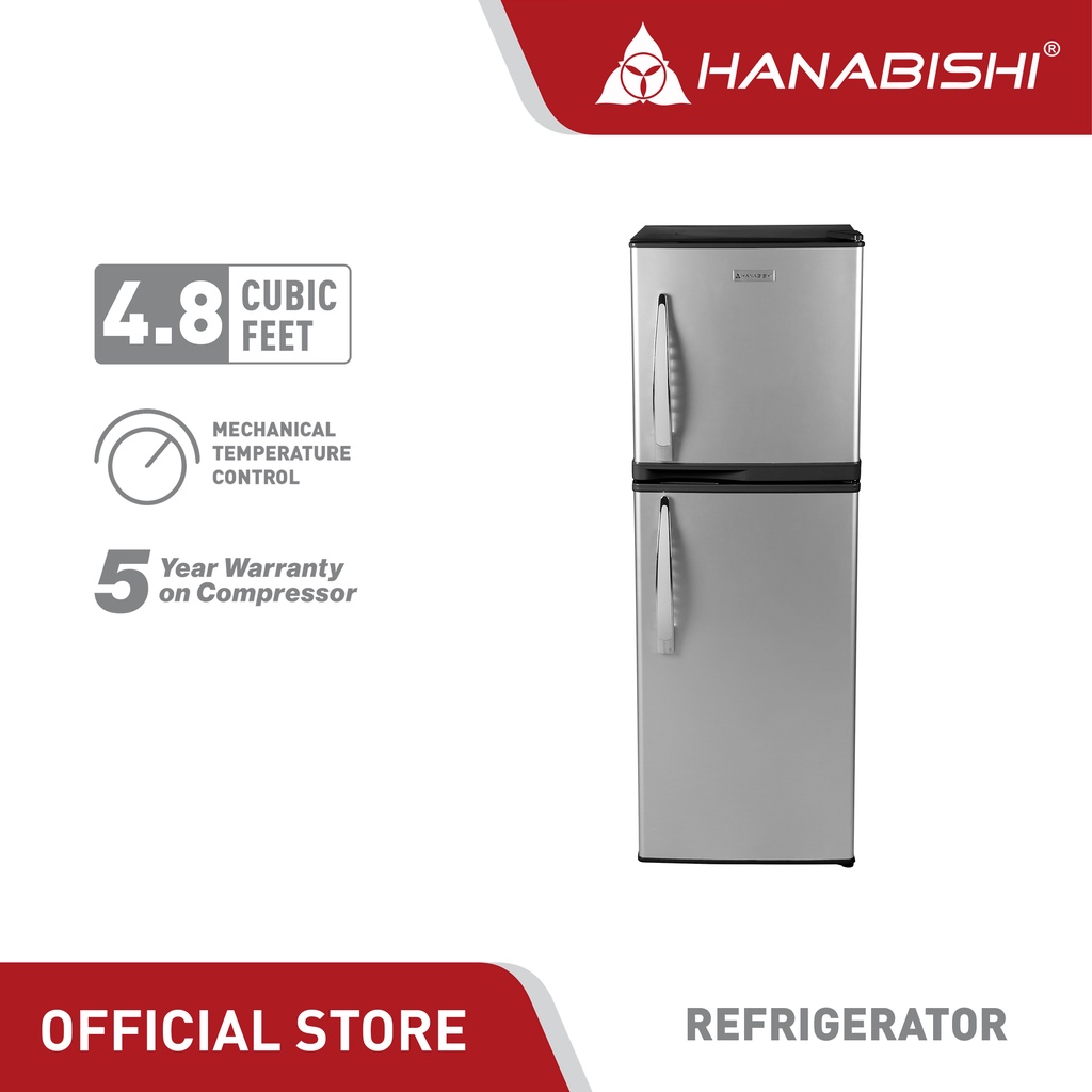 Hanabishi Double Door Refrigerator HAMDDREF 48 | Shopee Philippines