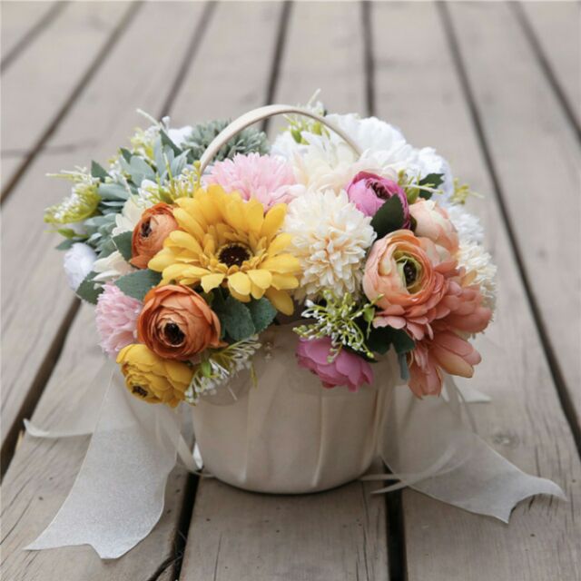 Artificial Mix Flower Bouquet Small Size Shopee Philippines