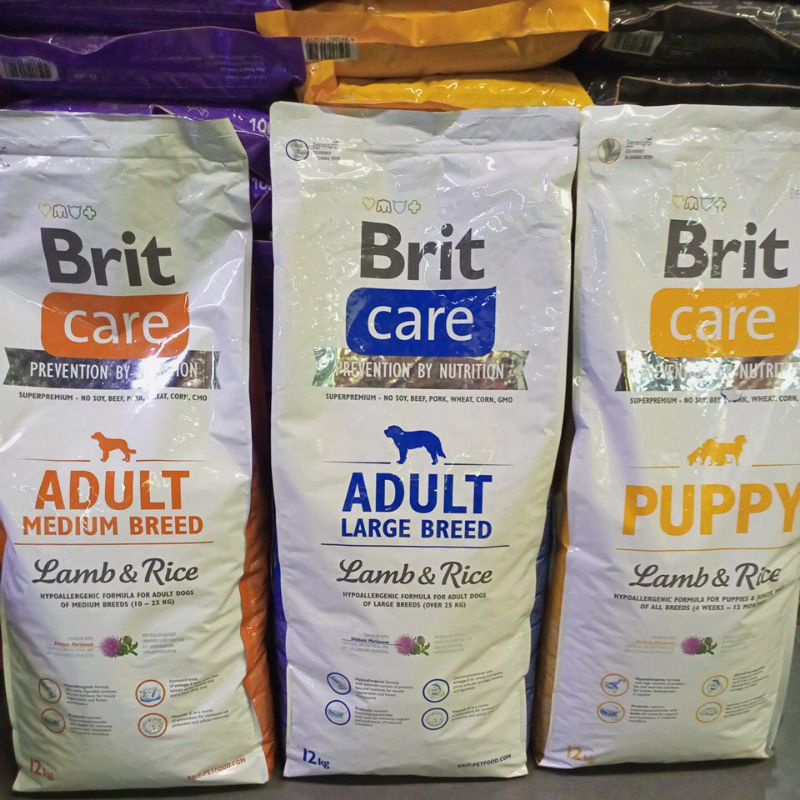 Brit care puppy all best sale breed lamb & rice 12kg