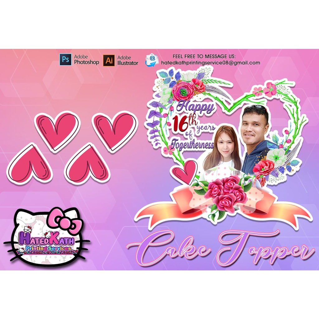 Customize Cake topper Love | Shopee Philippines