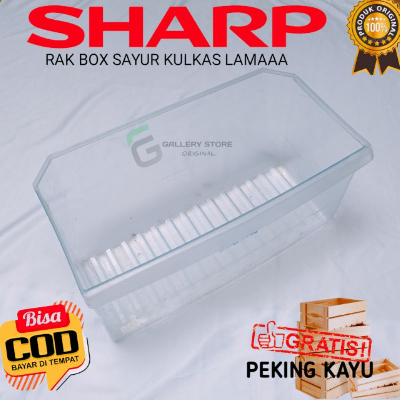 Vegetable And Fruit BOX Rack SHARP ORIGINAL TYPE Old Fridge | Shopee ...