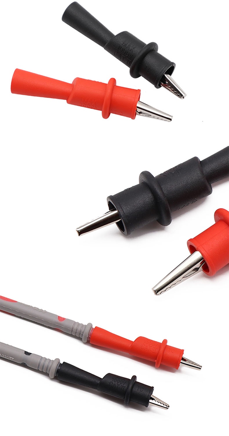 Multimeter Test Leads Universal Cable AC DC 1000V 20A CAT III Measuring ...