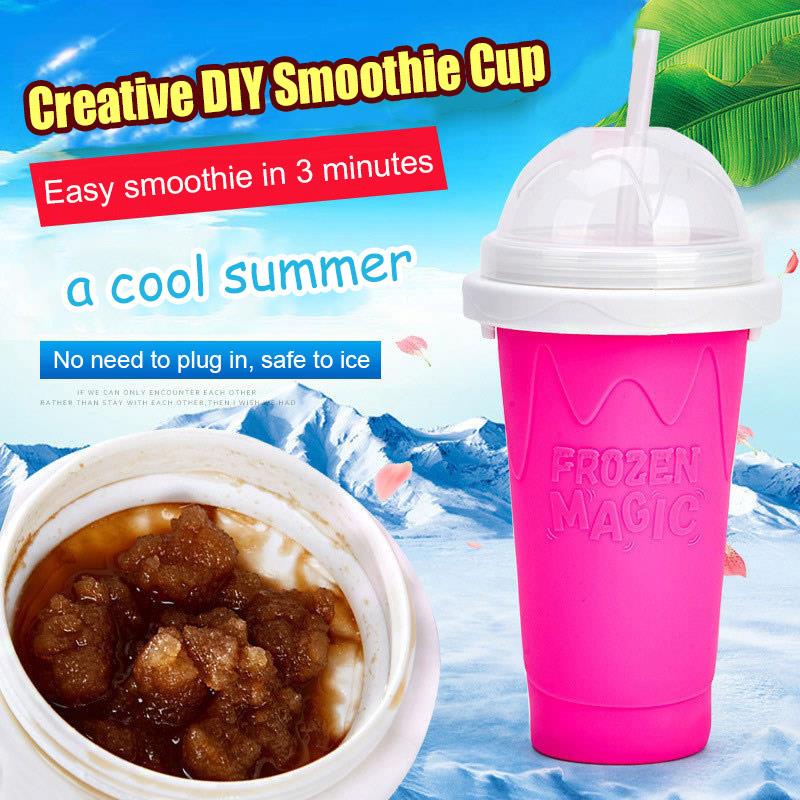 ~diy Paragraph Summer Squeeze Frozen Cup Tiktok Same Fast Cooling 