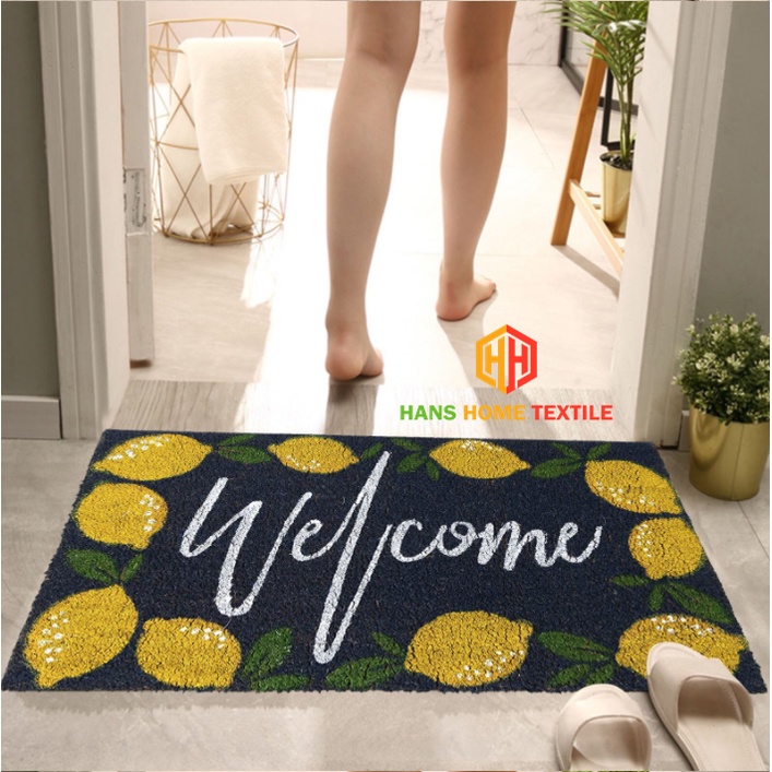 WELCOME DOORMAT ENTRANCE MAT INDOOR OUTDOOR RUG PATTERNS PRINTED FRONT ...