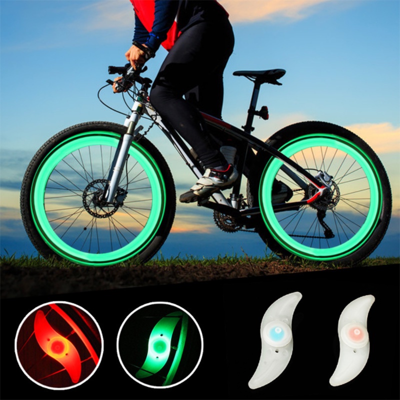 Bicycle Wheel Light Bicycle Safety Warning Spoke Light Color LED Tire