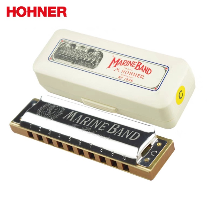 HOHNER Marine Band 1896 A マリンバンド 10ホールハーモニカ - 管楽器