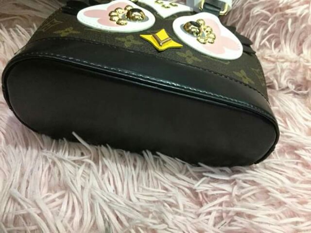 LOUIS VUITTON alma nano owl sling bag