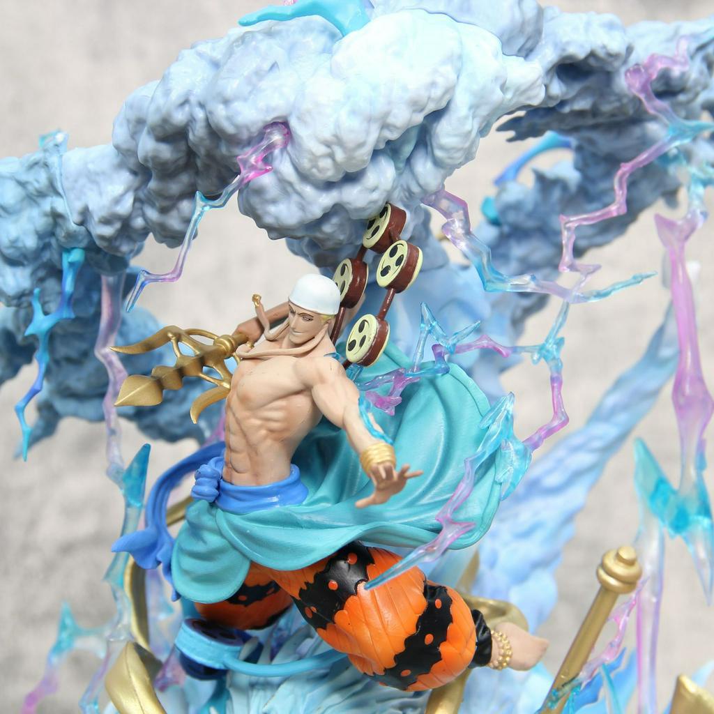 Little akiba Anime one piece enel figure model toy with box | Shopee ...