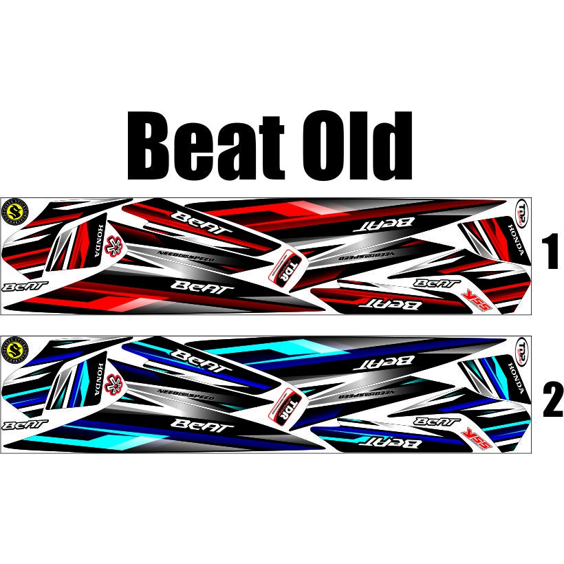 STRIPING AUTOMATIC MOTORCYCLE STICKER/ OLDBEAT VARIATIONS STRIPING ...