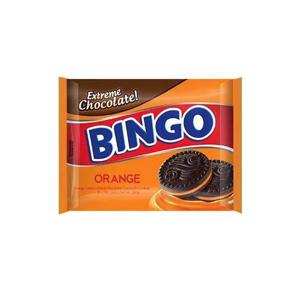 Bingo Choco Orange Cookie Sandwich Gx S Shopee Philippines