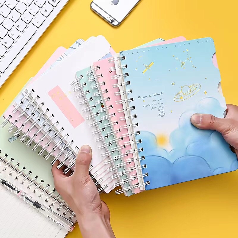 spiral coil vertical notebook assortment A5 size | Shopee Philippines