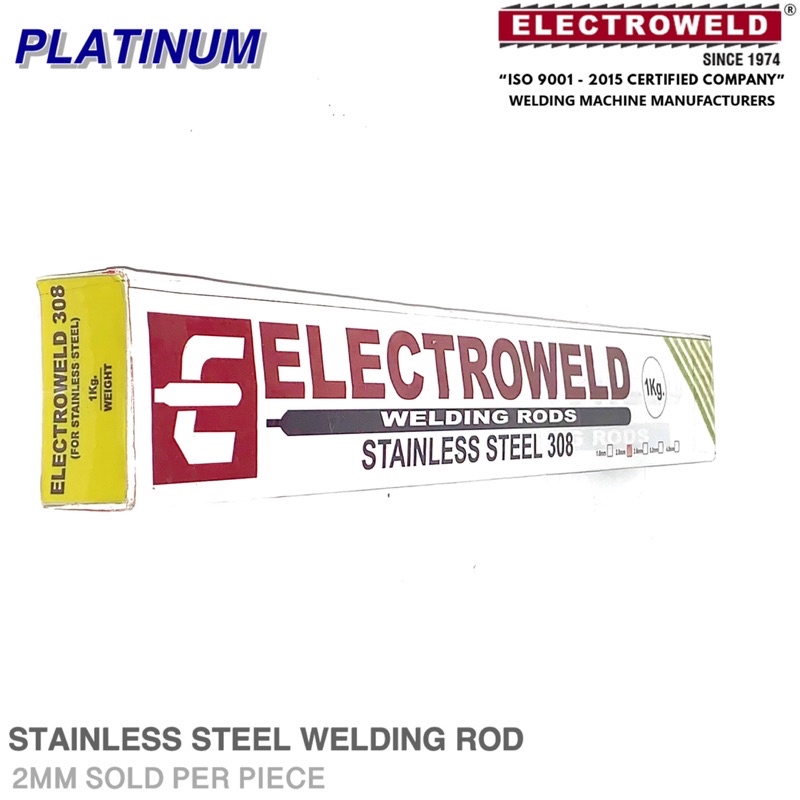 Per Piece | ELECTROWELD Stainless Steel 308 Welding Rod 1/16” (2MM ...