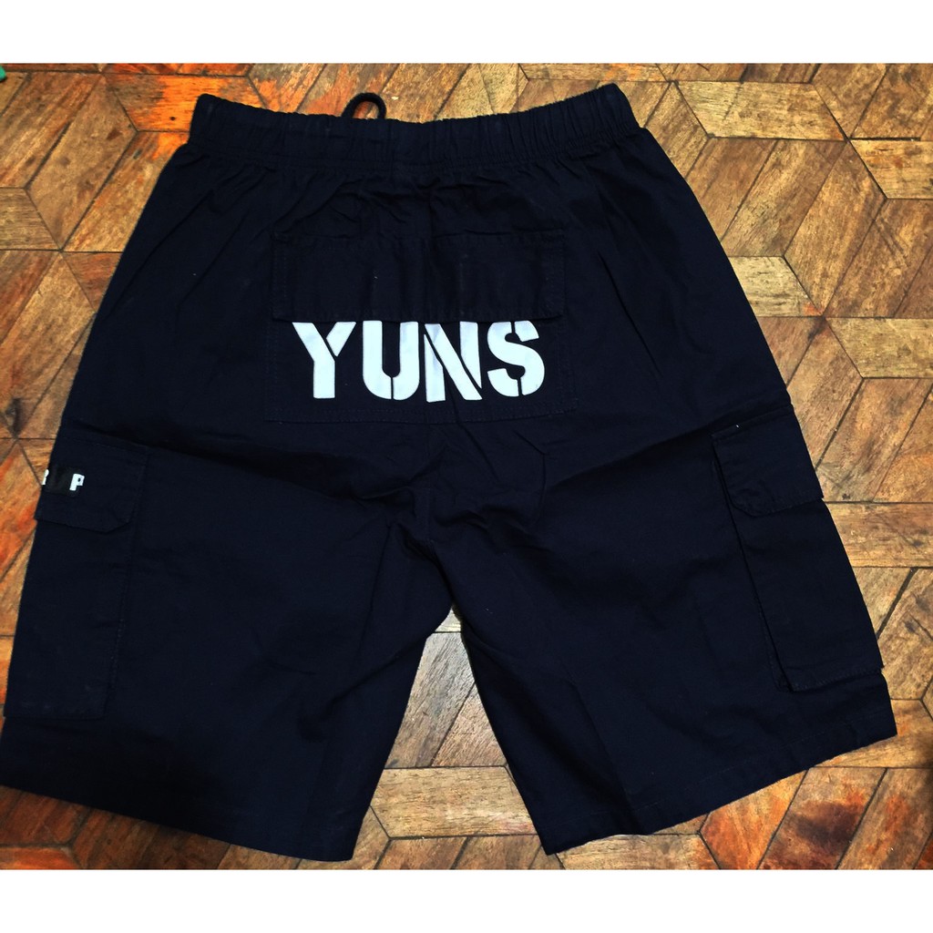 Men Cargo Combat Shorts Half Pants Cotton Multi Pocket Knee Length Casual  Beach