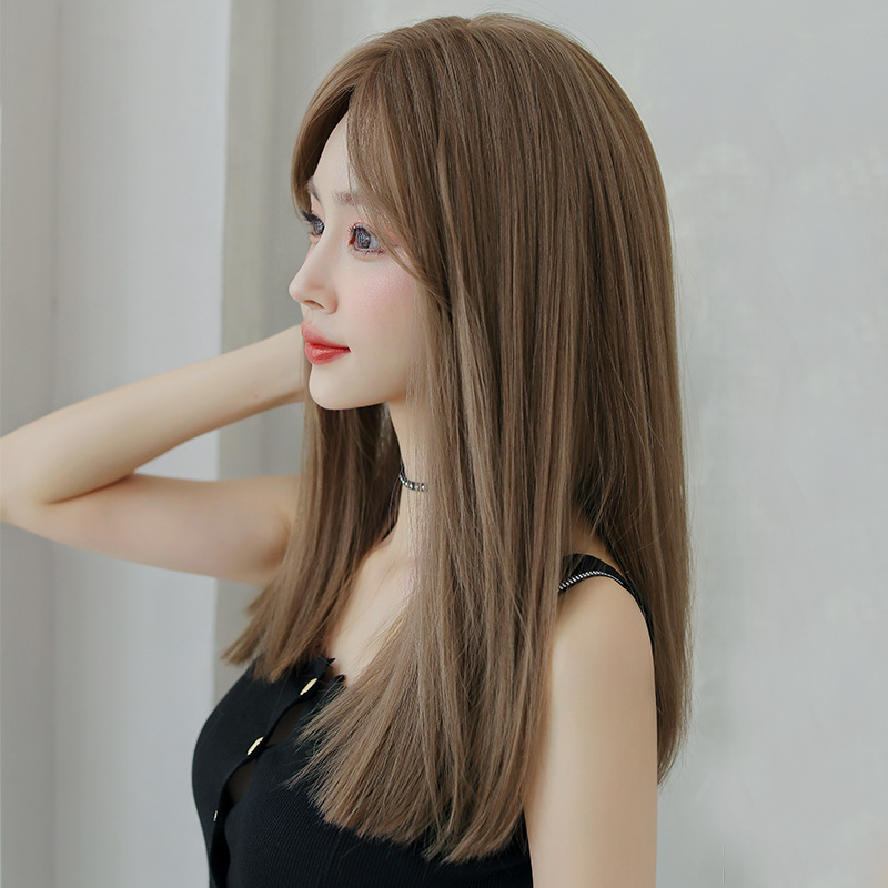 Korean long straight hair hotsell