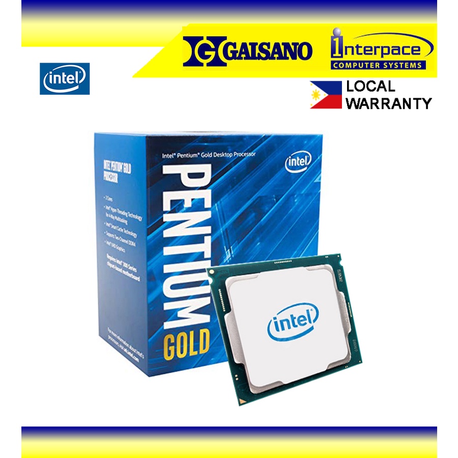 CPU Intel Pentium Gold G5400 CPU G4560 Pentium Gold G5400 SR3X9 Dual Core 3.7Ghz LGA 1151 Desktop
