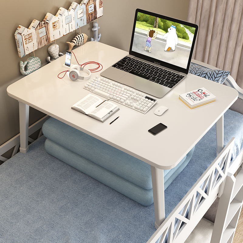 Computer Bed Small Table Bedroom Sitting Foldable Desk Enlarged Lazy   11356775961f6350cdb69107d0990cfb