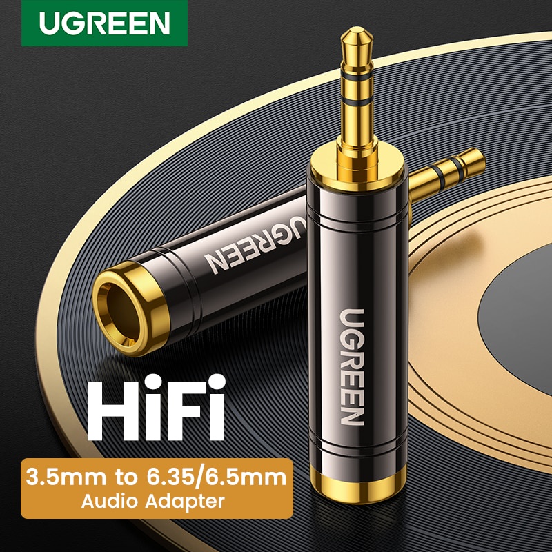 UGREEN 3.5MM to 6.35mm HIFI Audio Adapter Converter Mono Adapter Audio ...