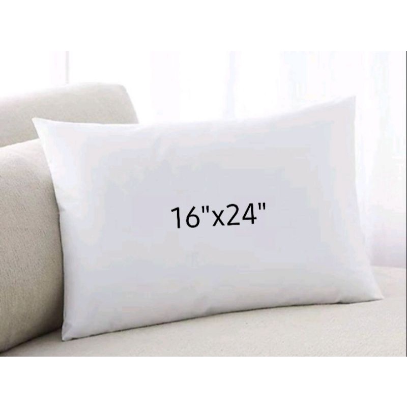 Premium fiber Pillow 16x24 inch Shopee Philippines