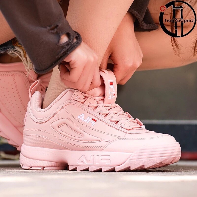 36 40 Fila disruptor 2 Generasi Pink Korea Women Shoes Shopee Philippines