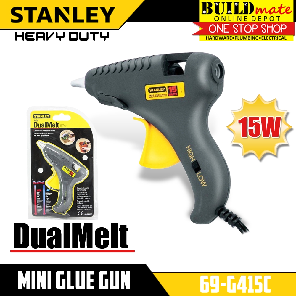 Stanley, Office, Stanley Dualmelt Heavy Duty Glue Gun With Gluesticks