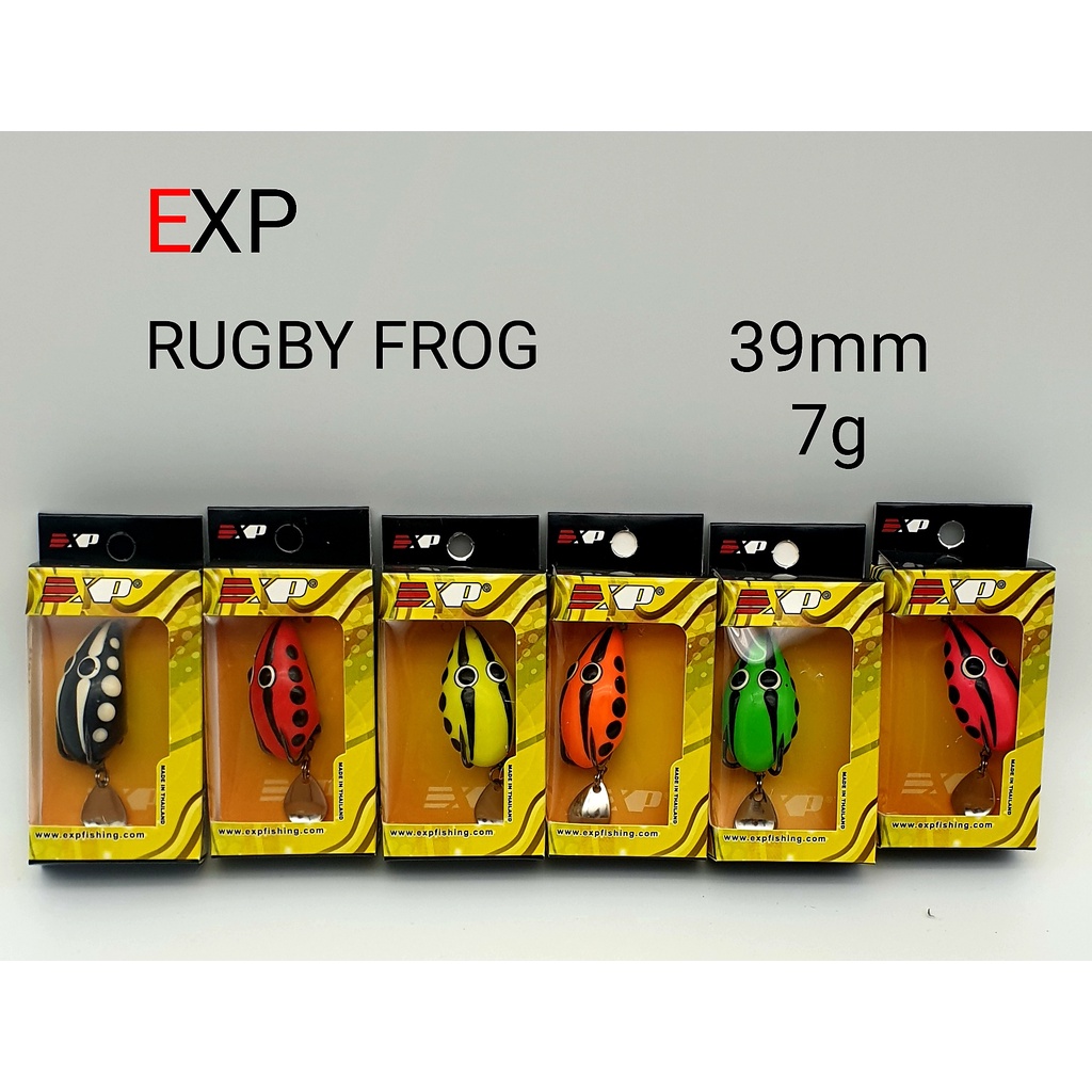 EXP RUGBY FROG 39MM 7G # SOFT FROG LURES UMPAN KATAK LURE SOFT BAIT ...