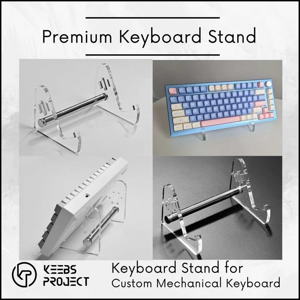 Premium Keyboard Acrylic Stand for Mechanical Keyboard Switch display ...