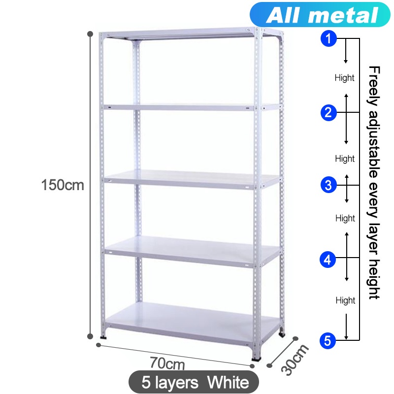 Angle Steel Rack Shelves 3 Layers 4 Layers and 5 Layers Storage Rack