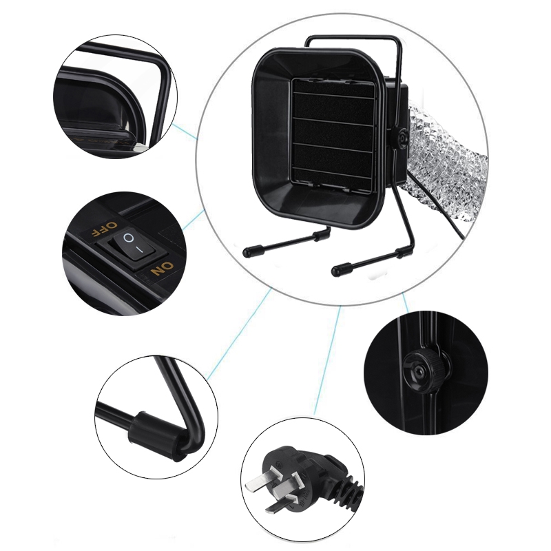 AC 220V Solder Smoke Absorber Soldering Iron Work Soldering Smoking Fan ...