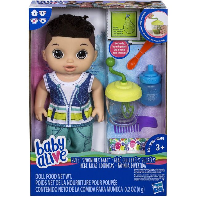 Baby Alive Sweet Spoonfuls Baby Doll Boy Brunette Shopee Philippines