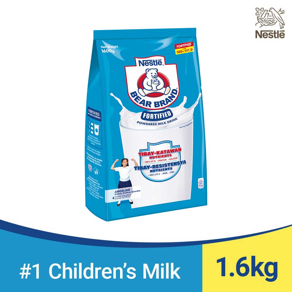 BEAR BRAND Fortified Powdered Milk Drink 1.6kg | Shopee Philippines