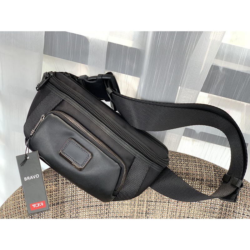 Tumi leather shop fanny pack