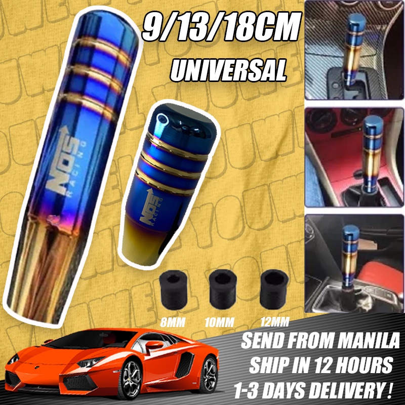 Universal NOS Racing Personality Modified Car Gear Shift Grilled Gold ...