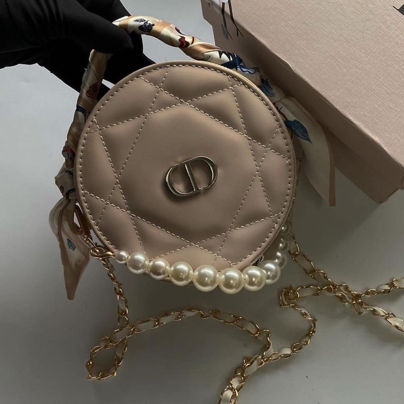 Dior Round Vanity Bag