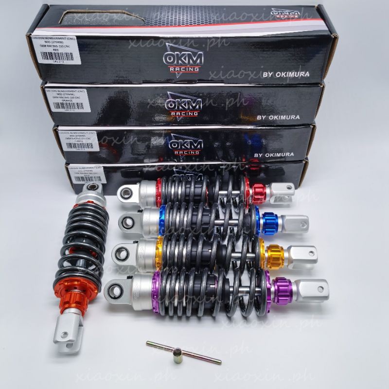 OKM RACING REAR SHOCK FOR MIO-275mm (PER PC) | Shopee Philippines