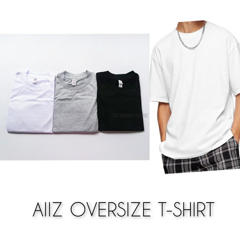 AIIZ OVERSIZE T-SHIRT ( BLUE CORNER ) | Shopee Philippines