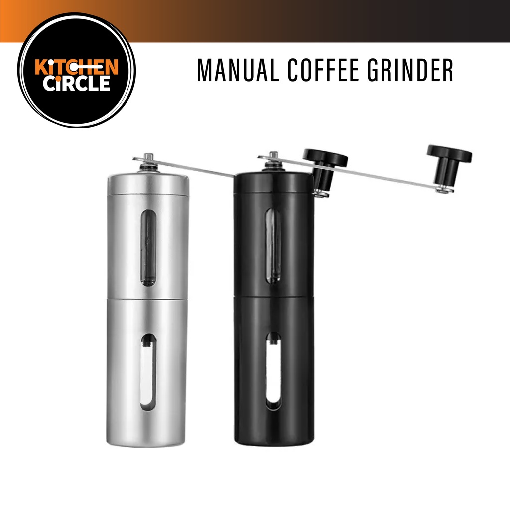Kitchen Circle Manual Coffee Grinder Conical Burr Mill Bean Hand ...