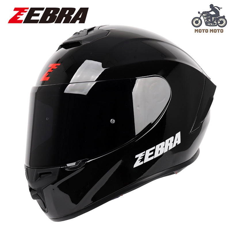 Zebra 152 Plain Motorcycle Full Face Helmet | Shopee Philippines