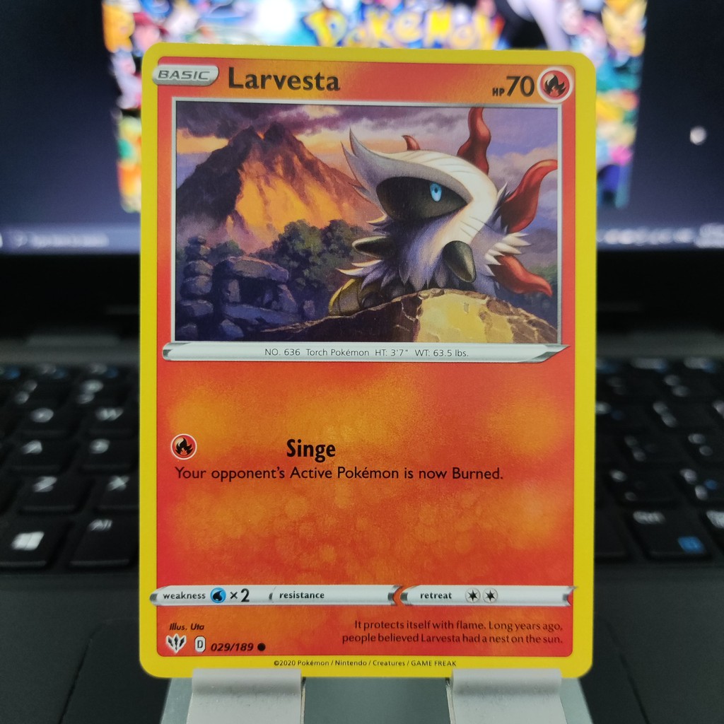 chinese pokemon card price checker PSA Graded 10 Pokémon Card – Larvesta (SV8 108/101) – Japan