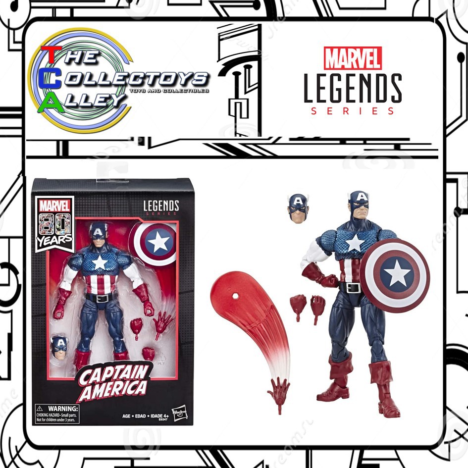 Marvel legends captain america deals 80 years