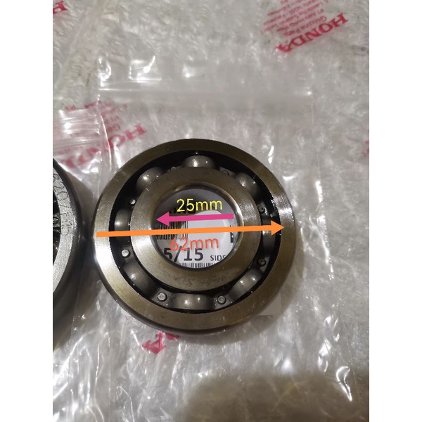 CRANKSHAFT BEARING CLICK 125i-150i Left and right set | Shopee Philippines