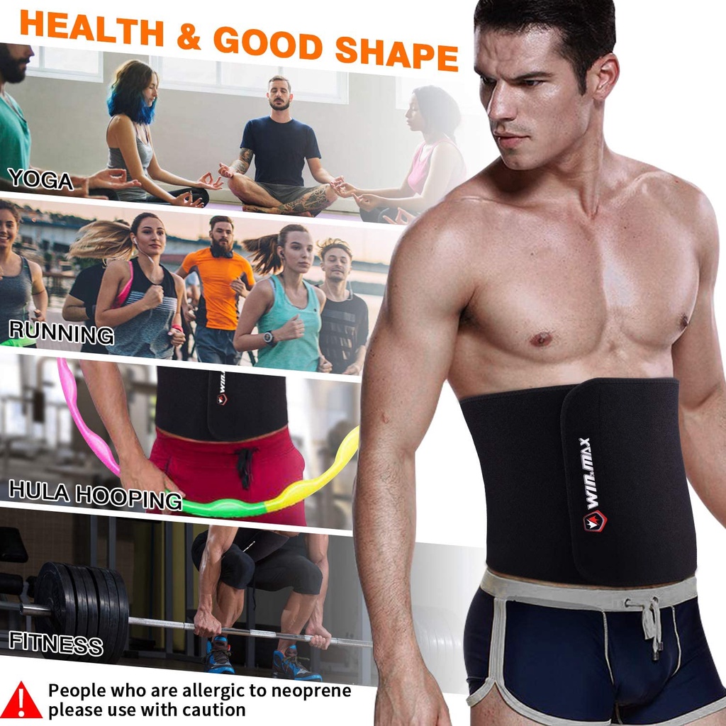 Winmax Hot Shapers Waist Trainer Waist Slimming Belt Trimmer Belt Sports Waist Belt Fitness Belt Sweating Abdomen Slimming Waist Sauna Weight Loss Trainer for Running Jogging Shopee Philippines