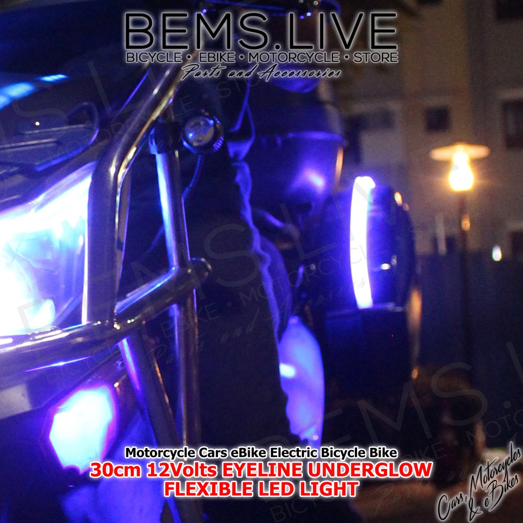 BEMS 30cm 12Volts Eyeline Underglow Light for Motorcycles Cars and ...